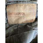 One Teaspoon  Safari Cargo Pants Olive Green Women's Size 27 Cotton Drawstring Photo 7