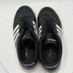 Adidas  Women’s Grand Court Base Black Leather Sneakers Size 7 Photo 5