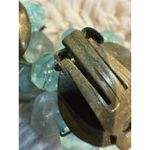 West Germany Earrings Blue Cluster Glass Beaded‎ Clip Photo 5