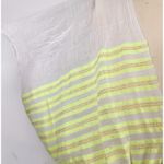 Lemlem Neon Stripe Maxi Dress Cover-Up Caftan V-Neck Beach Resort Pool Large Photo 2