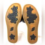 Born 8 Preppy Women's Black and Tan Slide Sandals Photo 4