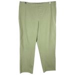 Isaac Mizrahi  Plus Size 16 Pants Green Elastic Waist Cropped Ankle Mid Rise 1635 Photo 7