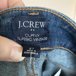 J Crew Curvy Classic Jeans Women’s 27 X 29 Straight Leg High Rise Waist 28" NWT Blue Photo 2