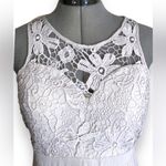 Lulus So Far Gown Lacey grey Maxi dress Photo 3