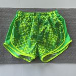Nike  Green Yellow Graphic Pattern Dri-Fit Running Shorts Size Small Photo 0