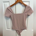 Babaton Aritzia  Contour Squareneck Shortsleeve Bodysuit size Small Photo 3