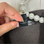 St. John Exclusive Chocolate Brown Utility Knit Jacket Size 8 Photo 6