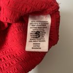 Abound  Off Shoulder Smocked Top in Red, Medium Photo 4