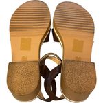 Journee Collection Journee HILAREE HEELED SANDALS IN FAUX Brown LEATHER Shoes Size 7 Photo 2