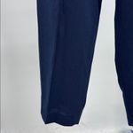 Villager  Navy Blue Women's Trousers 100% wool vintage dead stock new minimalist Photo 4