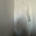 Jenni Kayne  White V-Neck Long Sleeve Cotton dress size M Photo 1