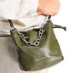 French Connection Khaki Bucket Bag Photo 4