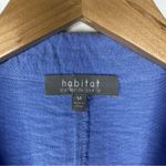 Habitat Express Solid Hidden Pocket Swing Shirt in Cornflower Size Medium Photo 5