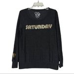Chaser NEW  Golden SATURDAY Pullover size L charcoal Photo 3