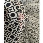 Joie  Women Andora 100% Silk Dress XS Black Geometric Mini Chiffon Sheer‎ Dainty Photo 3