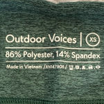 Outdoor Voices NWT Double Time 10" Biker Shorts in Hunter Green Photo 4