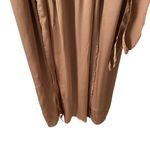 Baltic Born  Sicily Brown Satin Maxi Dress NWTs size XL Photo 6