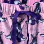 Disney Christmas Pajama Pants Eeyore Winnie the Pooh Womens S Pink Purple Jogger Photo 5