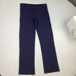 Betabrand Dress Pant Yoga Pants Straight Leg Navy Blue Large Photo 1