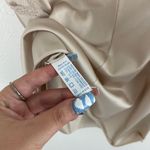 Vanity Fair Vintage Champange Beige Lace Trim Spaghetti Strap Camisole Top Photo 9