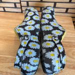 Crocs  Black Sunflower Fur‎ Lines Clogs Size 11 Photo 3