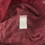 LC Lauren Conrad Lauren Conrad Red Size L Pullover Long Sleeve Sweater Scoop Neck Heather Ruffle Photo 6