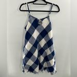 Natural Reflections NWT Blue & White Checkered Plaid Summer Dress Photo 1