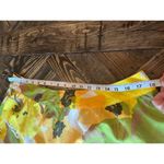 New York & Co. Y2K Floral Skirt Women 12 Earthy Dainty Feminine Coquette Grunge Yellow Photo 3