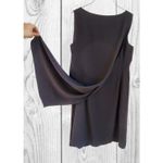 White House | Black Market Dress Women 8 Sleeveless Midi Apron Panel Drape WHBM Photo 4