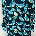 Escapada  Living Abstract Tropical Floral Casual Dress Tie Arm Small Photo 8