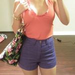 H by Bordeaux H by bordeux Orange sleeveless top. S Photo 4