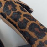 Sole Society  Marty Leopard Animal Print Loafers Heel Pointed Vamp Shoes Size 8M Photo 9