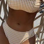SheIn Gingham Bandeau Bikini Swimsuit Photo 4