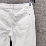 Curve Appeal Womens Size 6 Or 28 White Wide Leg Cropped Jeans Classic Capsule Photo 4