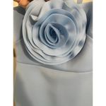 Eliza J Rose Sleeveless Scuba Gown In Light Blue Photo 5