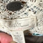 cupio Curvy Size 1X Women's Stretchy Olive Tunic Top  - Cupid from Stitch Fix Photo 2