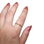14k Solid Gold 585 Gold Heart Charm Ring 1.53 Grams Size 8.25 Photo 0
