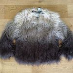 Guess - Christina Degrade Faux Fur Jacket in Ombre Beige Gray & Brown Photo 0
