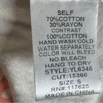 YA Los Angeles Peaches and Cream polka dot belted cotton blend dress size small Photo 5