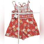 O'Neill  vibrant cottagecore boho beachy SoCal surfer relaxed short romper NWT S Photo 4