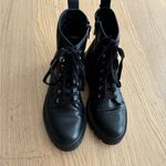 Madden Girl Black Combat Boots 7.5 Photo 2