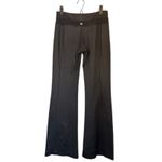 Lululemon Gray Black Wide Leg Flared Athletic Running Lounge Pants Women Sz 6 Photo 1