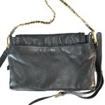 orYany Lily Black Pebbled Leather East West Crossbody Excellent Condition Soft Photo 3