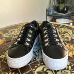 Guess  BLACK LEATHER SNEAKER SZ: EU 39 US Photo 1