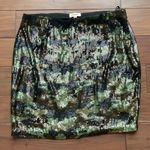 L'Agence  Phoebe Metallic Sequined Camo Skirt Size 10 Photo 1