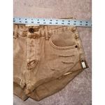 One Teaspoon Bandits Low Waist Denim Shorts Super Brown Size 25 Photo 7