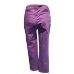 Cache Rhinestone Stud Embellished Crop Straight Leg Jean Pant Stretch NWT $98 Photo 2