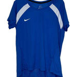 Nike  Dri Fit Colorblock Athletic T-Shirt Crewneck Mesh Tee‎ Swoosh Logo XL Women Photo 0
