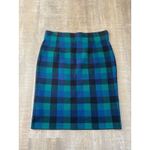 CHAPS  NWT Tartan Plaid Knit Pencil Straight Skirt Size Medium Preppy Academia Photo 4