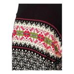 NORTON STUDIO GORGEOUS HOLIDAY SWEATER SNOWFLAKE PATTERN CHRISTMAS‎ SIZE LARGE Black Photo 2